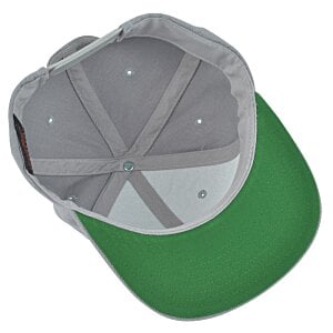 Additional Image 2 - a green and white hat
