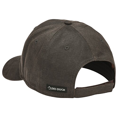 Additional Image 1 - a black hat with a brown patch