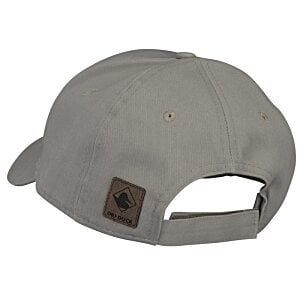 Additional Image 1 - a white hat with a brown patch