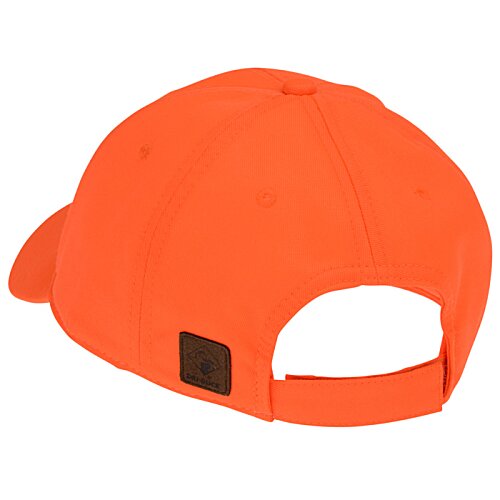 Additional Image 1 - an orange hat with a black patch