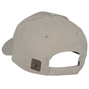 Additional Image 1 - a white hat with a brown patch