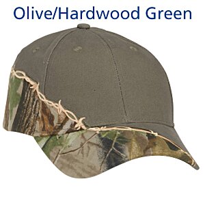 Additional Image 6 - a hat with camouflage trim