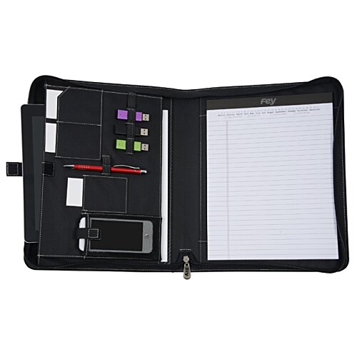 Additional Image 2 - a black folder with a white paper