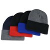 View Image 2 of 2 of Big Cuff Knit Cap - Two Tone - 24 hr