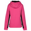 View Image 2 of 3 of Performance Fleece Colorblock Hoodie - Ladies' - Embroidered