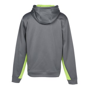 Additional Image 1 - a grey sweatshirt with yellow sleeves