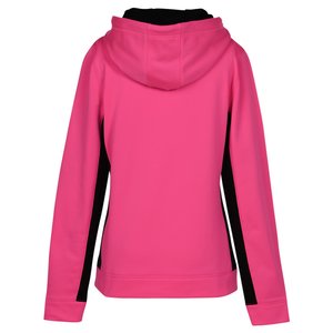 Additional Image 1 - a pink jacket with black stripes