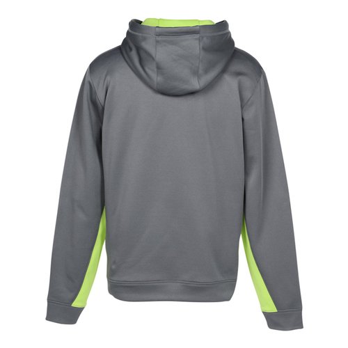 Additional Image 1 - a grey sweatshirt with yellow sleeves