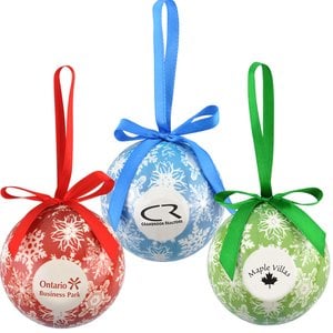 Additional Image 2 - a group of ornaments with ribbons
