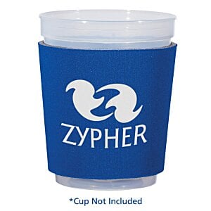Additional Image 2 - a blue cup with white text