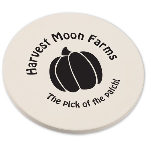 Additional Image 1 - a white circle with a black and white logo