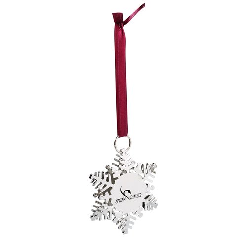 Additional Image 1 - a silver star shaped christmas ornament