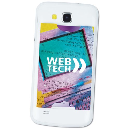 Additional Image 1 - a white cell phone with a screen