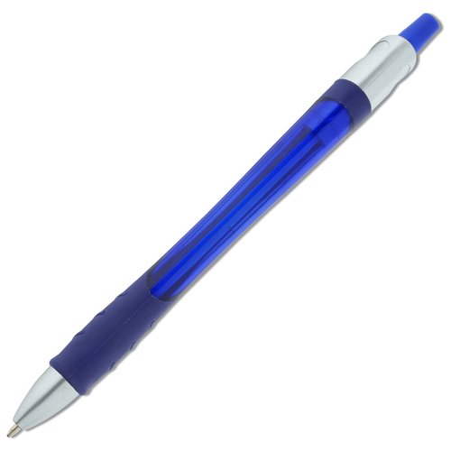 Additional Image 3 - a blue pen with white caps
