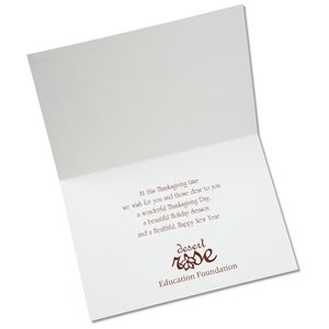 Additional Image 3 - a white card with red text