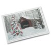 View Image 3 of 4 of Holiday Covered Bridge Greeting Card