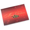 View Image 3 of 4 of Merry Christmas Holly Greeting Card