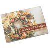 View Image 3 of 4 of Golden Wreath Greeting Card