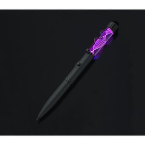 Additional Image 8 - a black pen with purple cap