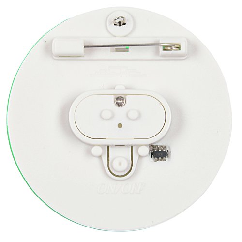 Additional Image 1 - a white circular object with a black and white object in the middle