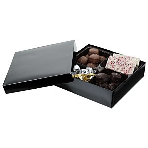 Additional Image 2 - a black box with a few chocolates inside