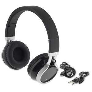 Additional Image 2 - a pair of black headphones