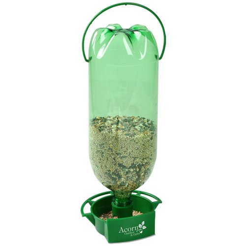 Additional Image 2 - a green plastic bird feeder