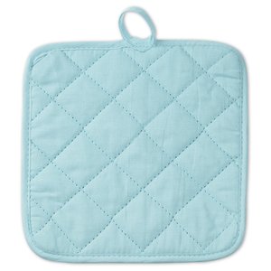 Additional Image 2 - a blue pot holder with a loop