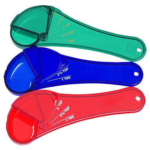 Additional Image 2 - a group of colorful measuring spoons