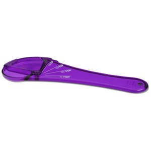 Additional Image 1 - a purple spoon with a plastic handle