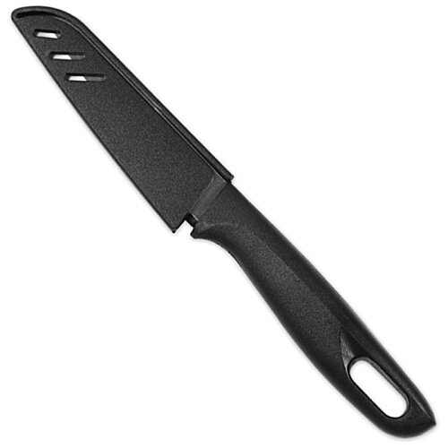 Additional Image 1 - a black knife with a black handle