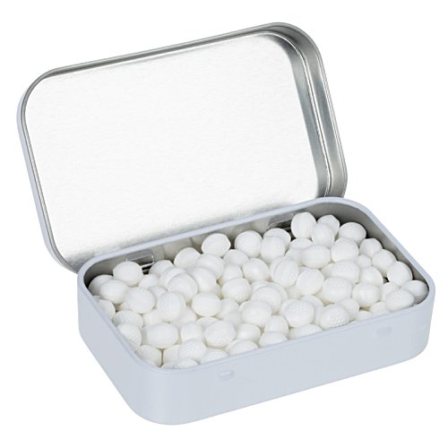 Additional Image 1 - a tin of white round objects
