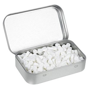 Additional Image 1 - a small metal container with white objects inside