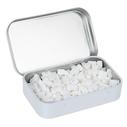 Additional Image 1 - a metal box with white objects in it