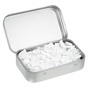 Additional Image 1 - a small metal box with white objects in it