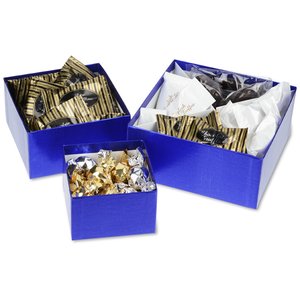 Additional Image 2 - a group of blue boxes with different objects in them