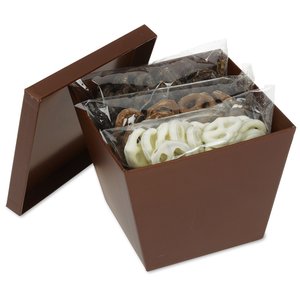 Additional Image 2 - a brown box with white objects in it