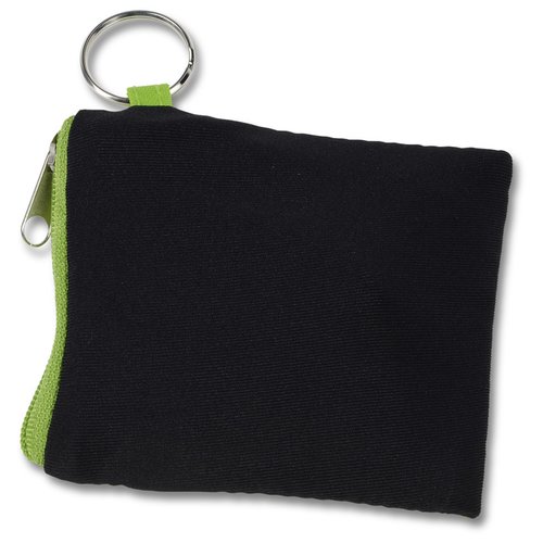 Additional Image 2 - a black and green pouch