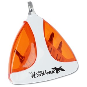 Additional Image 1 - a white and orange triangle object