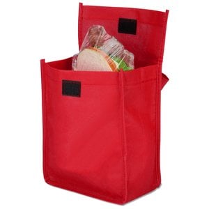 Additional Image 1 - a red bag with a black handle