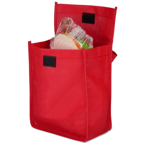 Additional Image 1 - a red bag with a black handle