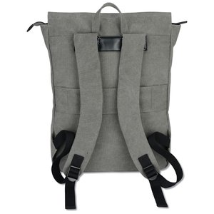 Additional Image 1 - a grey backpack with black straps