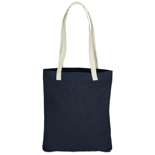 Additional Image 1 - a black bag with white handles