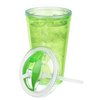 View Image 2 of 3 of Double Wall Acrylic Tumbler w/Dome Lid - 16 oz. - Closeout