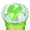 View Image 3 of 3 of Double Wall Acrylic Tumbler w/Dome Lid - 16 oz. - Closeout