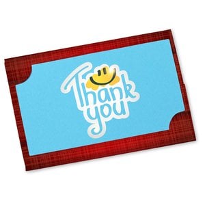 Additional Image 2 - a blue rectangular object with a yellow logo