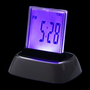 Additional Image 3 - a digital clock with a purple light