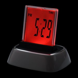 Additional Image 4 - a red digital clock with black text