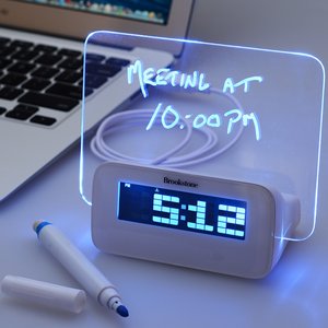 Additional Image 1 - a digital clock with a blue screen