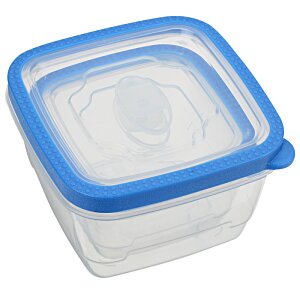 Additional Image 1 - a plastic container with a blue lid